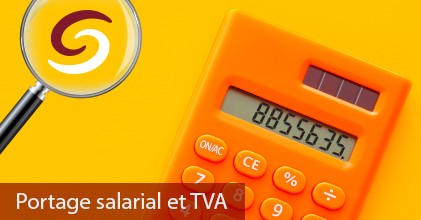 Portage salarial et TVA visuel