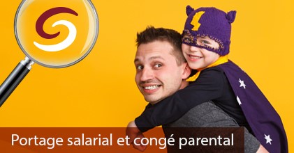 Portage salarial et congé parental visuel